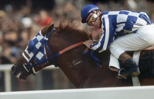 Neil Leifer, Secretariat at the Belmont Stakes, 1973