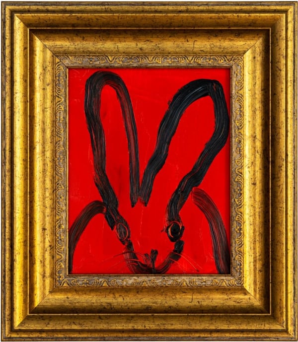 Hunt Slonem, Red Seer, 2024