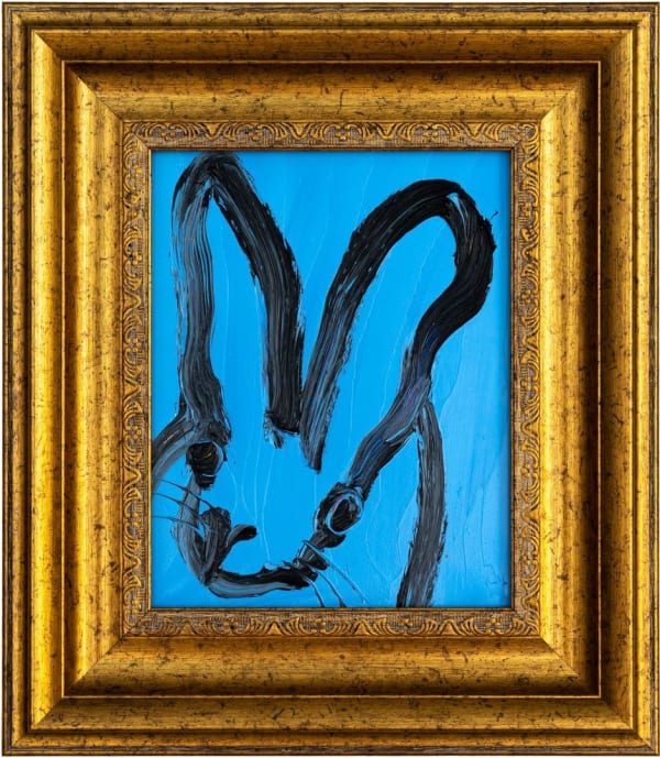 Hunt Slonem, Pause in Blue, 2024