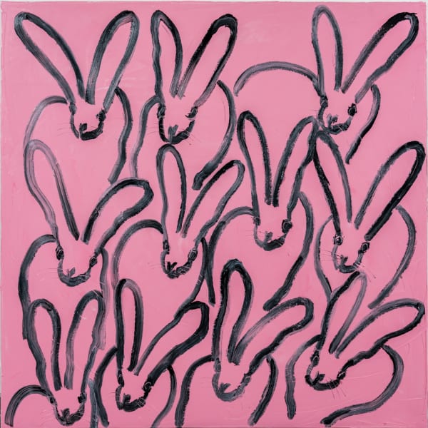 Hunt Slonem, Pink Hutch Lakeside, 2022