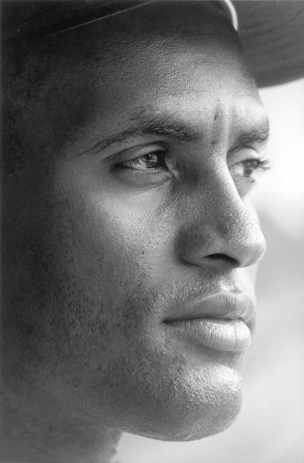Neil Leifer, Roberto Clemente, Portrait Before Game, 1968