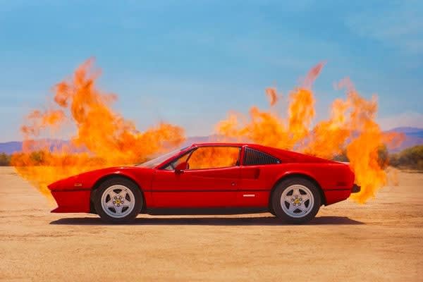 Tyler Shields, Ferrari on Fire