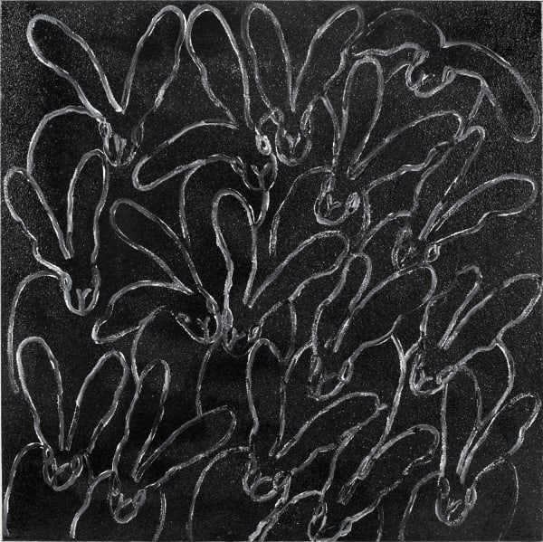 Hunt Slonem, Black Diamond Dust (night), 2021