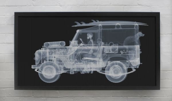 Nick Veasey, Land Rover Surfer, 2023