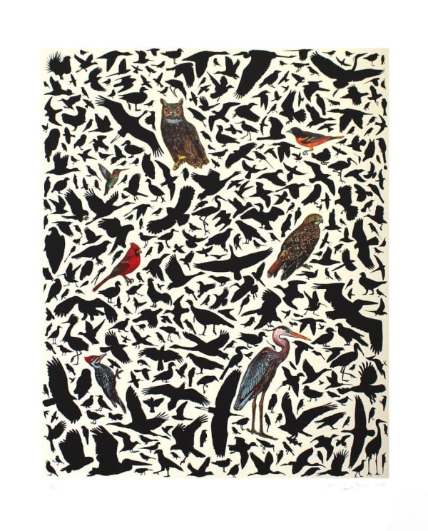 James Prosek, Avian Composition, 2018