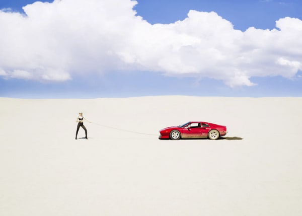 Tyler Shields, Ferrari Rope Pull, 2022