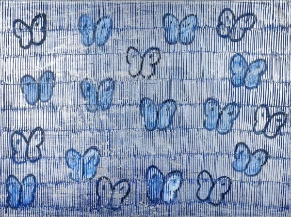 Hunt Slonem, Silver Ascension Saturday, 2023