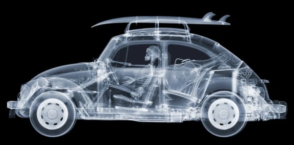 Nick Veasey, 1971 California Bug, 2021