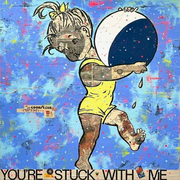 John Joseph Hanright, Tip Toes Beachball, 2025