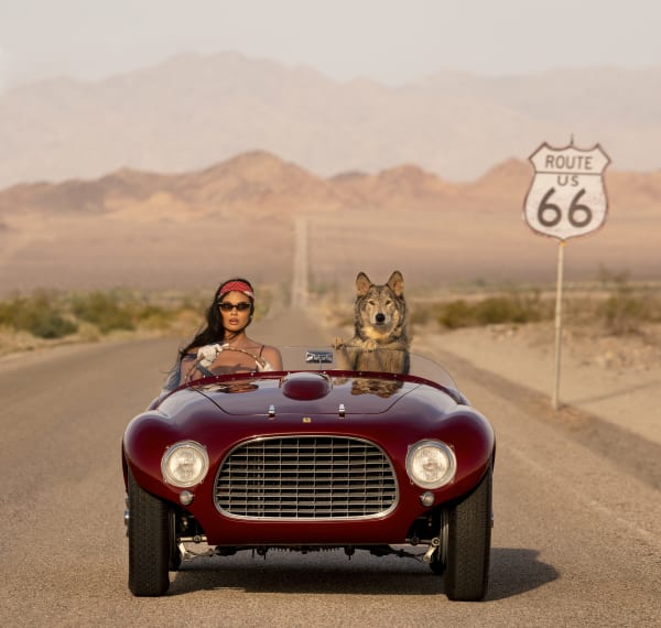David Yarrow, Ferrari (color), 2023