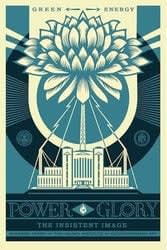 Shepard Fairey, Power and Glory [BLUE], 2014