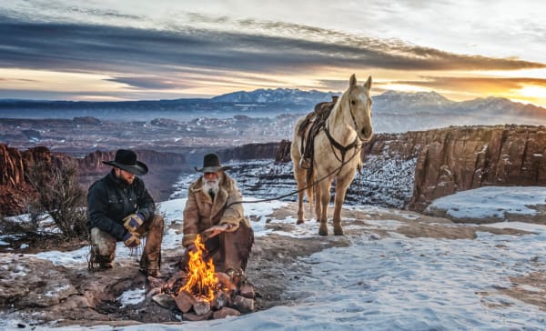David Yarrow, Blazing Saddles, 2021