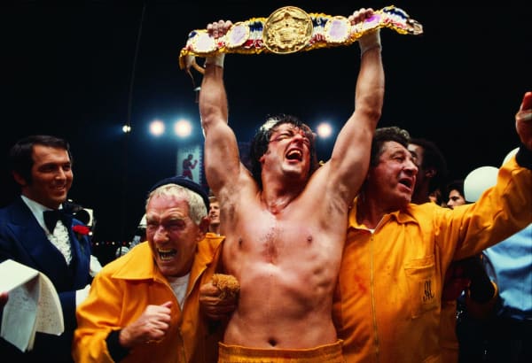 Neil Leifer, Sylvester Stallone With Belt (Rocky II), 1978