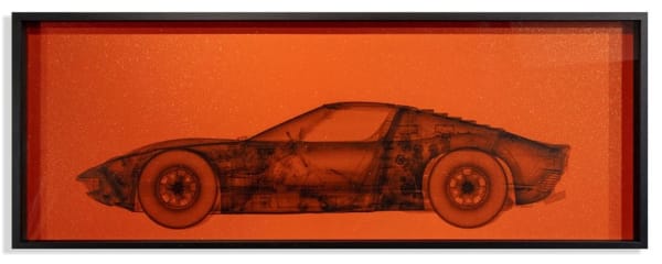Nick Veasey, Lamborghini Miura Metallic Orange, 2021