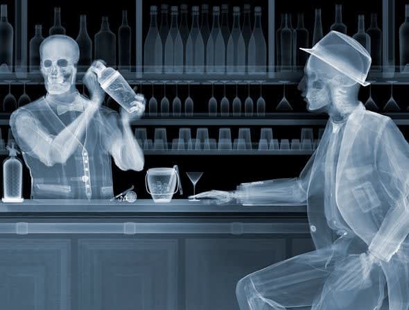 Nick Veasey, One for the Road, 2022