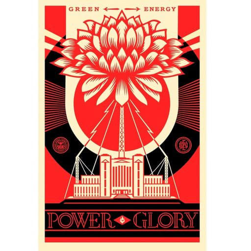 Shepard Fairey, Power and Glory [RED], 2014