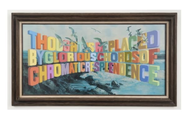 Wayne White, THOUGHTS REPLACED, 2025