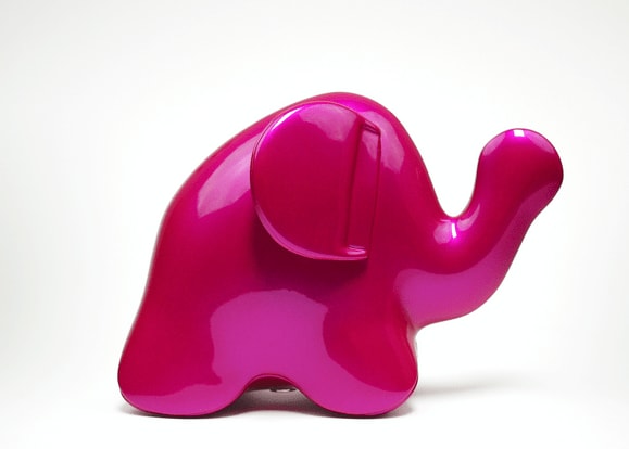Christopher Schulz, Elephant (Magenta Shimmer), 2022