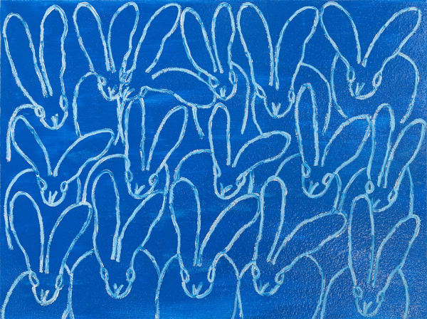 Hunt Slonem, Blue Hutch, 2025