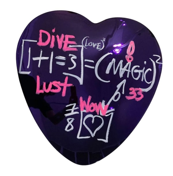 Brendan Murphy, Purple Heart Pink Writing, 2021