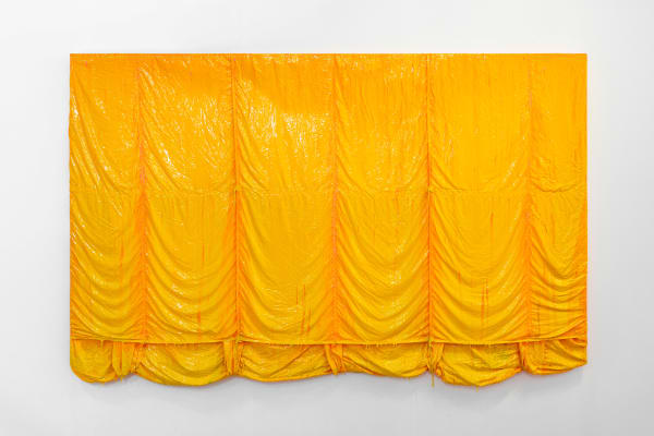 Clemens Wolf, Parachute Painting (Yellow), 2019