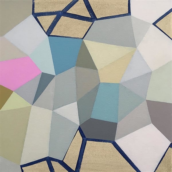 Wendy Kawabata Terrace II, 2016 acrylic on canvas 45.7 x 45.7 cm