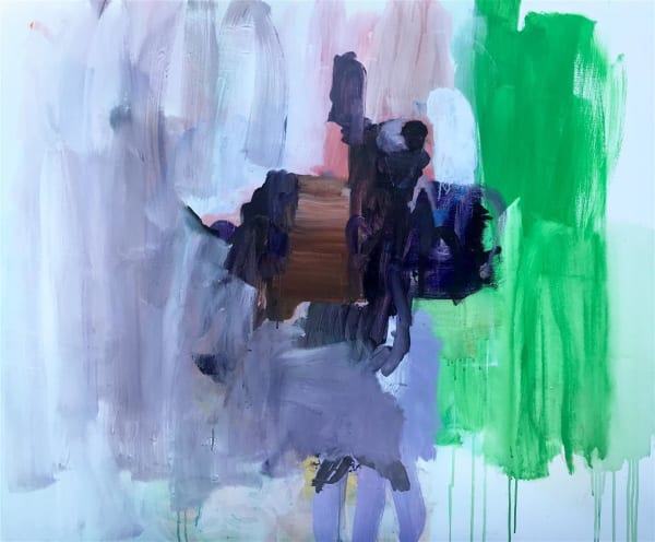 John Oxborough Chasing Green, 2019 acrylic on canvas 100.0 x 120.0 cm