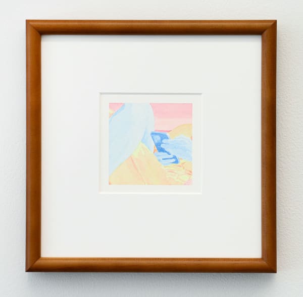 Aaron King-Cole Solkov, 2024 watercolour on arches paper 215 x 220, framed