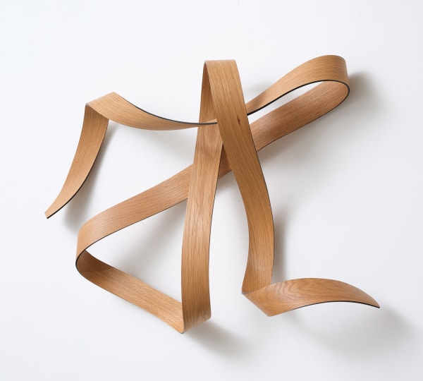 Ray Haydon Gesture XVI, 2024 carbon fibre, resin, oak veneer 700 x 1000 x 200 mm