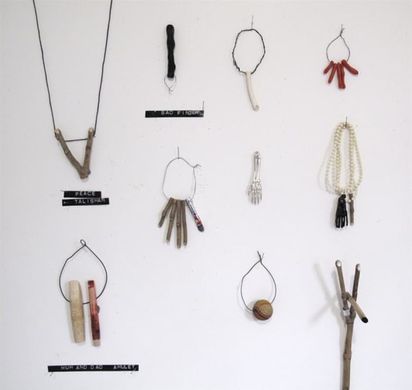 Josephine Cachemaille Amulets, 2009 Mixed media installation