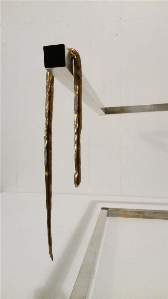 Josephine Cachemaille Familiar I, 2017 bronze 5.0 x 29.0 x 1.0 cm