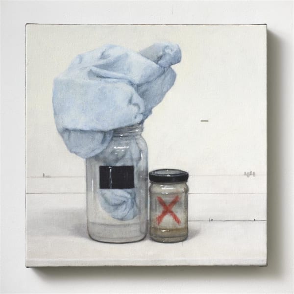 Damien Kurth Flurry, 2020 oil on canvas 40.0 x 40.0 cm