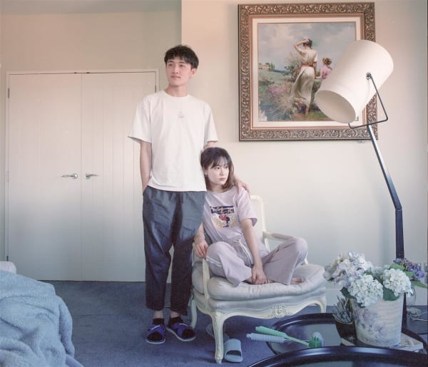 John Shen Untitled (Chris and Chili), 2020 igital scan, inkjet print, edition of 1, 46.0 x 46.0 cm
