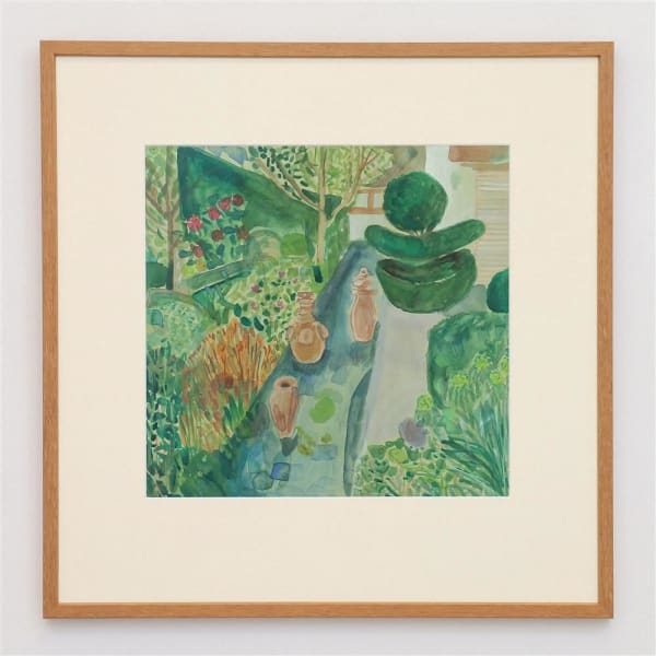 Julia Holderness, Reflection pond garden and three Florence Weir ornamanets, 2024
