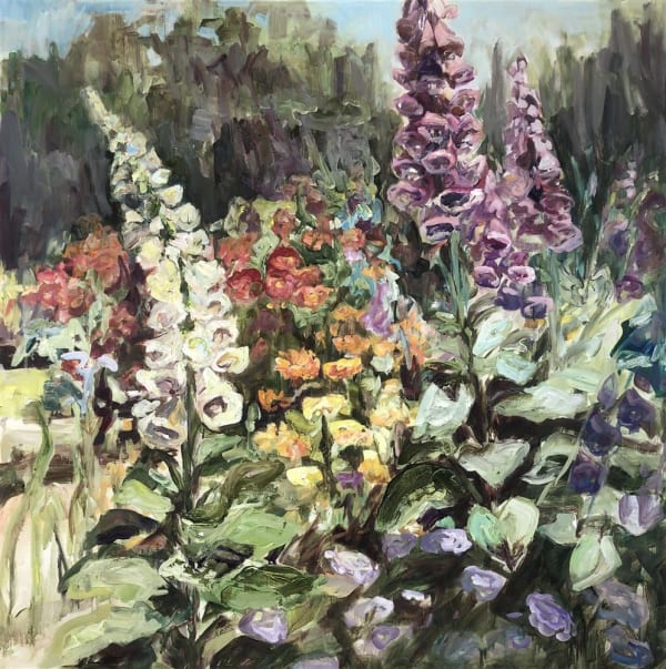 Katherine Throne It Was Wilder Then, 2022 oil on canvas 1000 x 1000 mm