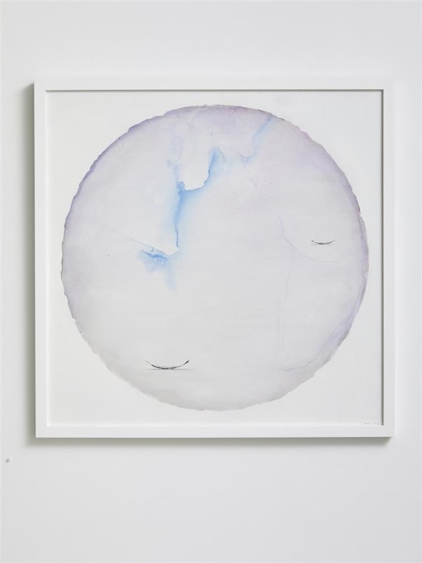 Simon Kaan Untitled I: Tuaki Series, 2019 acrylic and ink board 95.5 x 95.5 cm