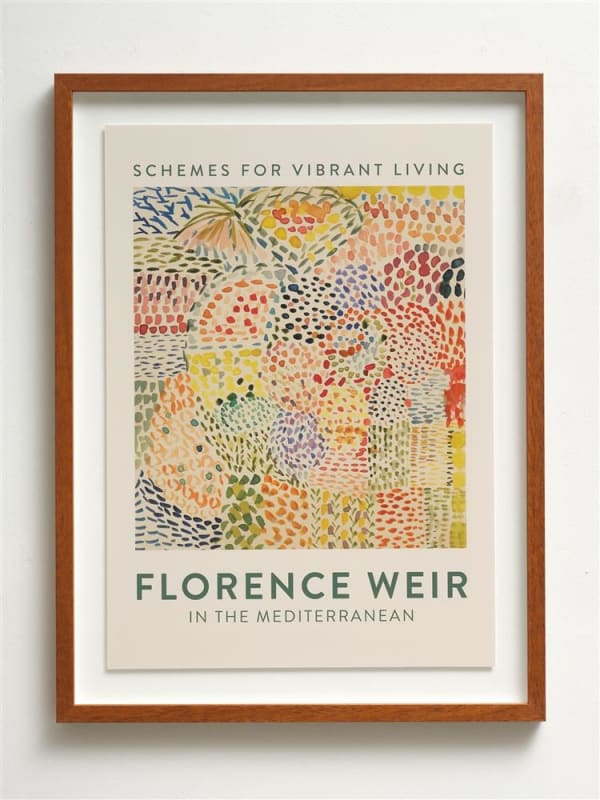 Julia Holderness, Schemes for Vibrant Living: Florence Weir in the Mediterranean (1), 2022