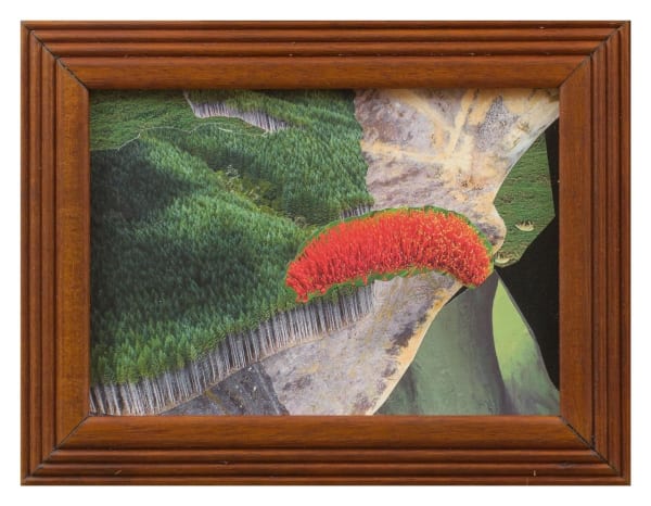 Teresa Hr Lane Here For Ages #33, 2022 Mixed media collage & recycled frame 16.0 x 22.0 cm