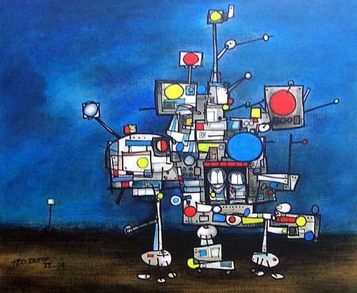 Ted Dutch (1928-2008), Landed Module, 1983