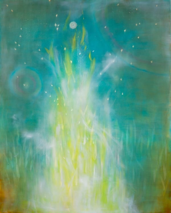 Cruz Jimenez Christmas Eve at Grandma Helen's on Elm Street, Huntington Beach, 2014 Oil on canvas 150.0 x 120.0 cm