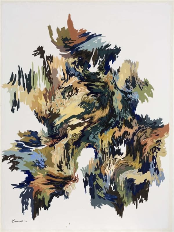 Amanda Gruenwald Accumulations 6, 2013 Oil on canvas 140.0 x 105.0 cm