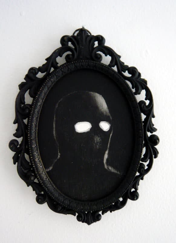 Josephine Cachemaille Intruder, 2009 Acrylic and gesso on board 85 x 60 mm