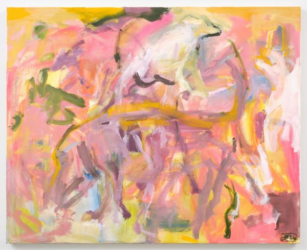 Brenda Nightingale At the Beach, 2024 acrylic on canvas 1050 x 1300 mm