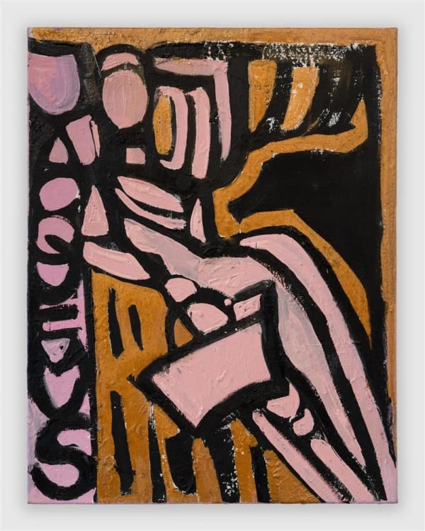 Natasha Wright Pink Madonna, 2021 Oil on canvas 460 x 355 mm