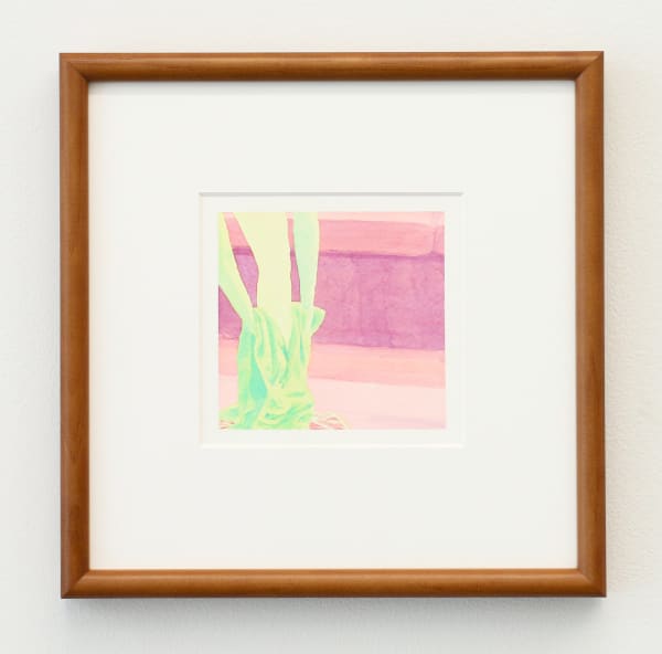 Aaron King-Cole Corium, 2024 watercolour on arches paper, framed 245 x 245 mm