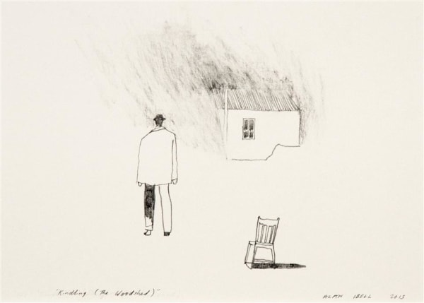 Alan Ibell Kindling (The Woodshed), 2013 Pencil on museum mount-board 41.0 x 49.0 cm