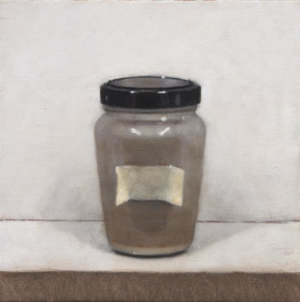Damien Kurth Trigger, 2017 oil on canvas 25.0 x 25.0 cm