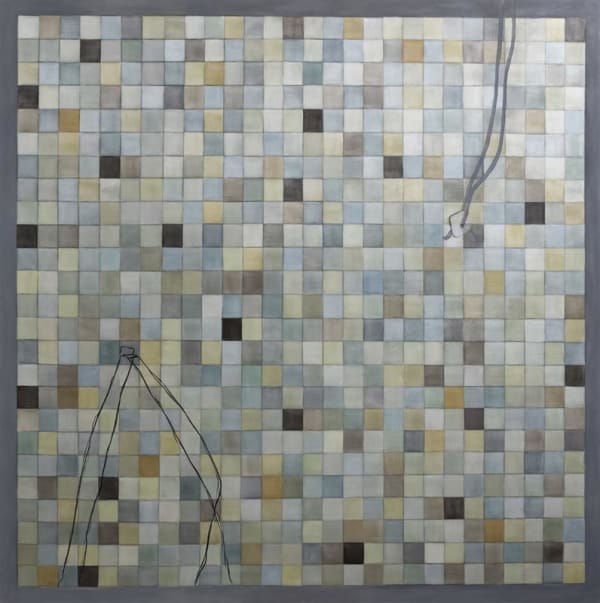 Linda Holloway SO 323 (The way light falls), 2015 enamacryl on canvas 200.0 x 200.0 cm