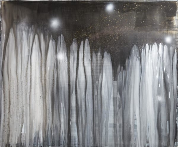 Cruz Jimenez Ancient Forest, 2018 ink on canvas 190.0 x 230.0 x 7.0 cm