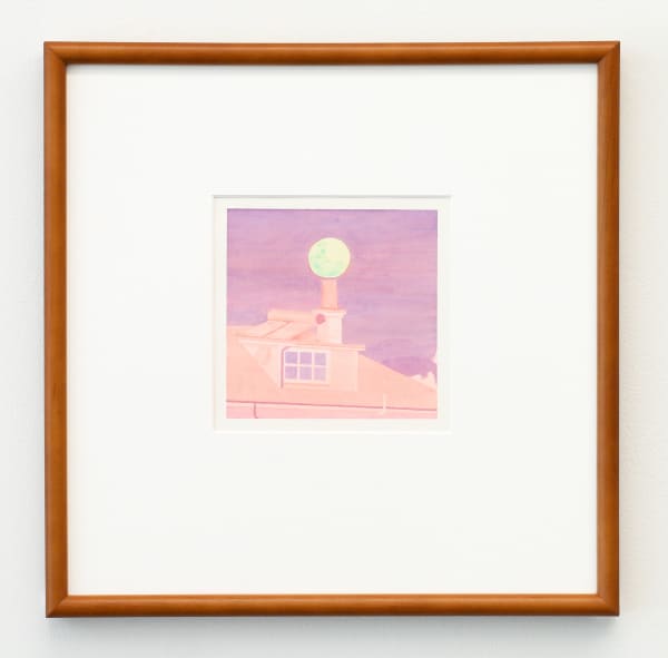 Aaron King-Cole No Emit, 2024 watercolour on arches paper 340 x 340 mm